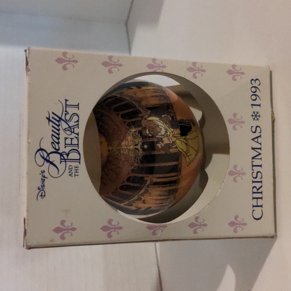 Disney  1993  Beauty and the beast ornament
